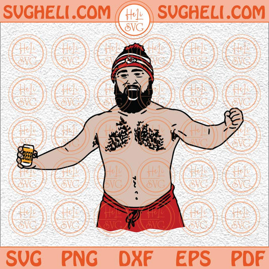 Jason Kelce Svg Kc Hype Man Svg Kelce Heart Hands Svg Chiefs Svg Png Dxf Eps Files