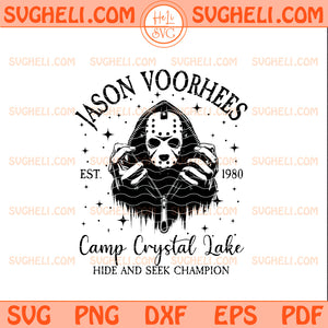 Jason Voorhees Est 1980 Camp Crystal Lake Svg Horror Svg