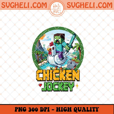 Jockey Chicken 2025 Png Minecraft Game Jockey Chicken Png Sublimation Files