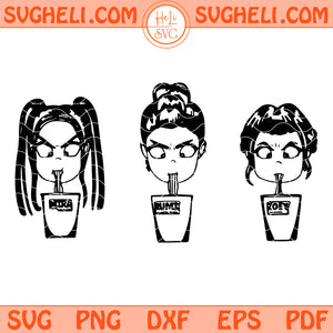 KPOP Demon Hunter Huntrix Svg KPOP Demon Hunters Svg Png Dxf Eps Files
