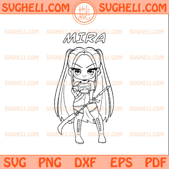 KPOP Demon Hunters Mira Svg Huntrix Kpop Svg