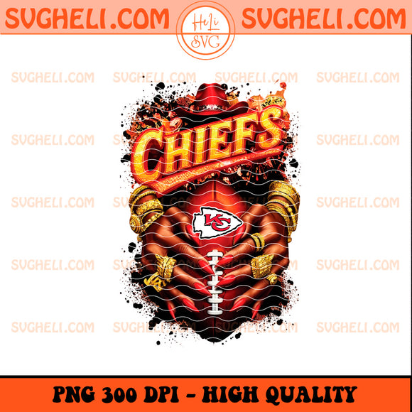 Kansas City Chiefs NFL Hand Nail Finger Png