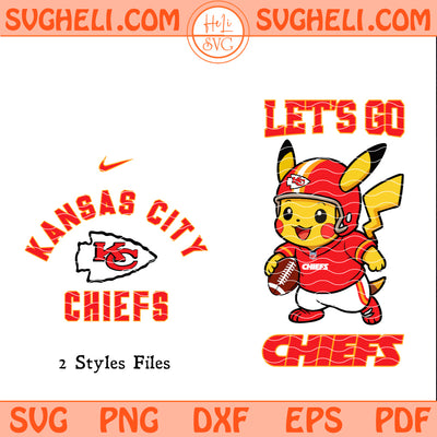 Kansas City Chiefs Pokemon NFL Svg Kansas City Chiefs Svg