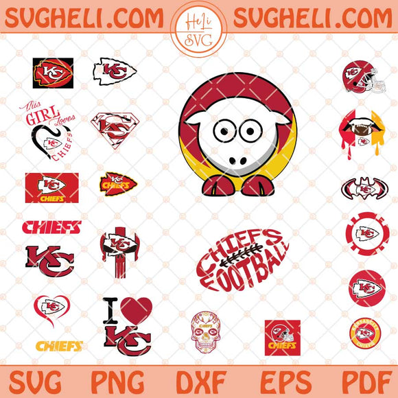 Kansas City Chiefs Svg Bundle Kansas City Chiefs Svg Png Dxf Eps Files