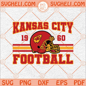 Kansas City Football 1960 Vintage Svg Vintage Kansas City Svg Png Dxf Eps Files