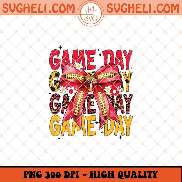 Kansas City Football Coquette Png Game Day KC Chiefs Png Sublimation Files