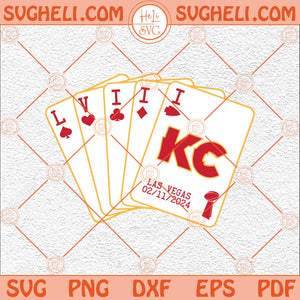 Kansas City Football LVIII 2024 Svg Kansas City Football Svg Png Dxf Eps Files