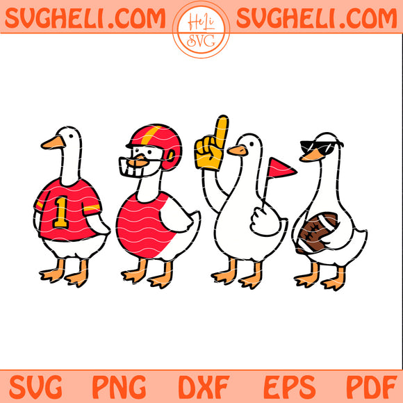 Kansas City Goose Svg Funny Chiefs Game Day Svg