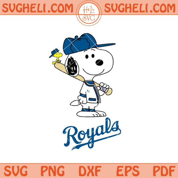Kansas City Royals Snoopy Baseball Svg Royals MLB Svg Png Dxf Eps Files