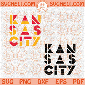 Kansas City Svg KC Football Svg Kansas city Football Svg KC Svg Png Dxf Eps Files