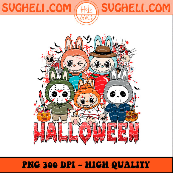 Killers Labubu Halloween Png Labubu Halloween Holidays Png