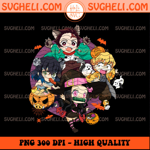 Kimetsu no Yaiba Halloween Png Anime Halloween Png