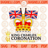 King Charles III Coronation Svg Crown Royal Coronation Svg Png Dxf Eps Files