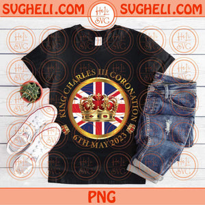 King Charles III Coronation Svg Png Sublimation Crown Royal Coronation Png Design Eps Files