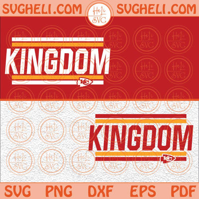 Kingdom KC Svg Red Kingdom Svg Mahomes Svg Kc Football Svg Png Dxf Eps Files