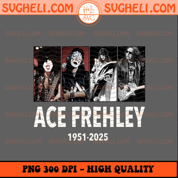 Kiss Band Retro Png Ace Frehley Memorial 1951 2025 Kiss Png