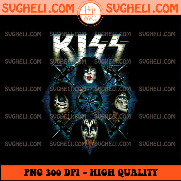 Kiss Band Retro Png Rock Band Png Rock and Roll Band Png