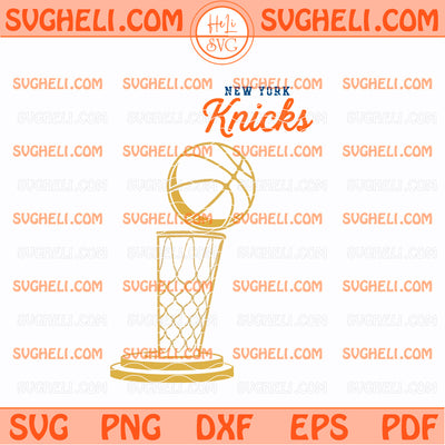Knicks 2026 Finals Chainstitch Trophy Heavyweight Svg