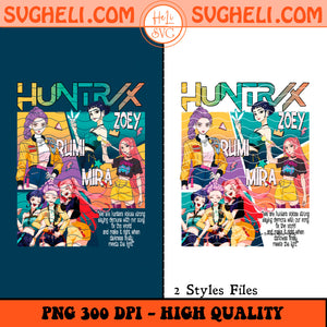 Kpop Demon Hunter Huntrix Png Anime Saja Girl Png