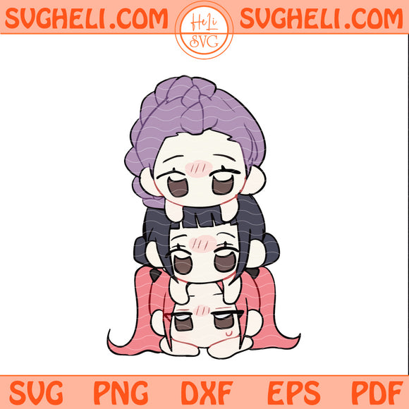 Kpop Demon Hunters Girls Svg Saja Girls Fan Svg