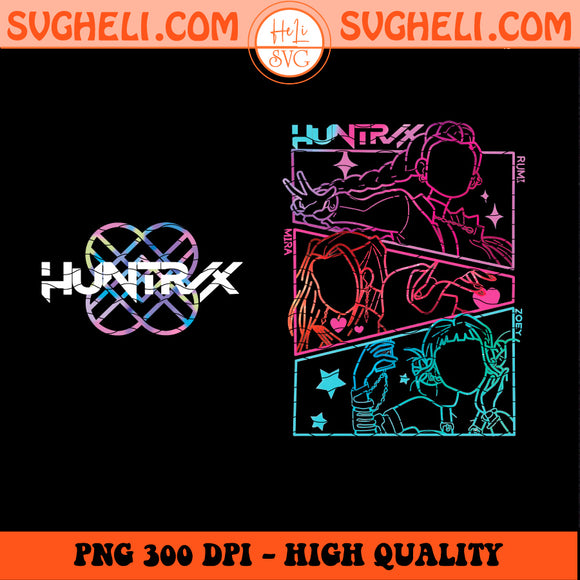 Kpop Demon Hunters Huntrix Girls Png Vintage Huntrix Png