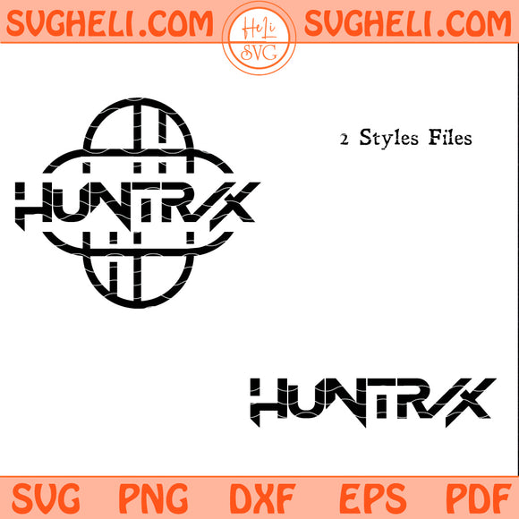 Kpop Demon Hunters Huntrix Logo Svg Huntrix The Band Logo Svg Png Dxf Eps Pdf Files