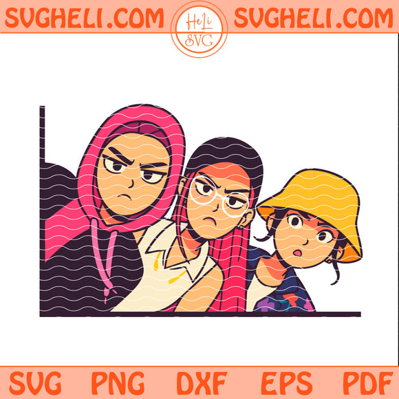 Kpop Huntrix Svg Demon Hunters Svg Saja Girls Svg Png Dxf Eps Pdf Files
