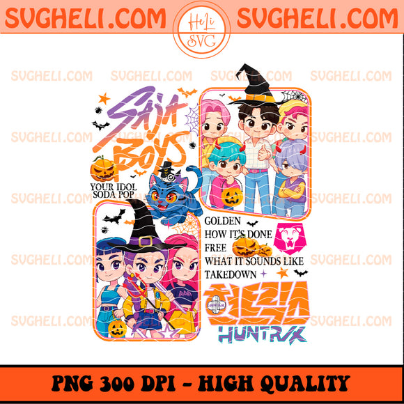 Kpop Saja Boys Halloween Png Halloween Huntrix Girls Png