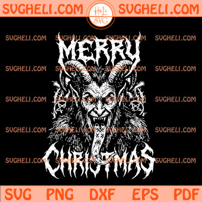 Krampus Christmas Svg Dark Humor Krampus Svg