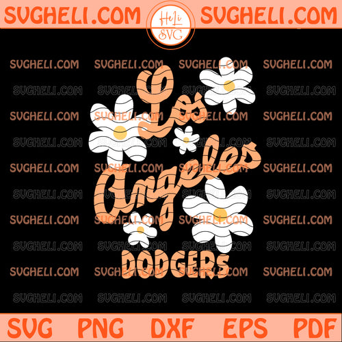 LA Dodger Flowers Svg Dodgers Baseball Svg Dodgers Svg