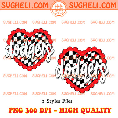 LA Dodgers Heart Png Los Angeles Dodgers Valentines Png
