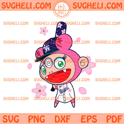 LA Dodgers MLB Takashi Murakami Svg LA Dodgers Svg