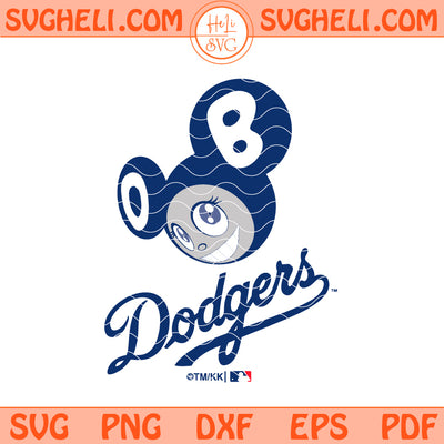 LA Dodgers Takashi Murakami Svg LA Dodgers Tokyo 2025 Svg Png Dxf Eps Files