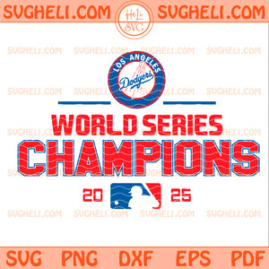 LA Dodgers World Series Champions Svg Dodgers Champions Svg