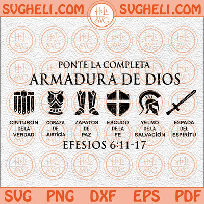 La Armadura De Dios Svg Ponte La Completa Armadura De Dios Svg Png Dxf Eps Files