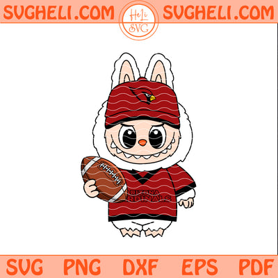 Labubu Arizona Cardinals NFL Svg Labubu Cardinals NFL Svg Png Dxf Eps Pdf Files