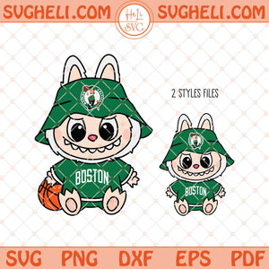 Labubu Boston Celtics Basketball Svg Boston Celtics Svg Png Dxf Eps Files