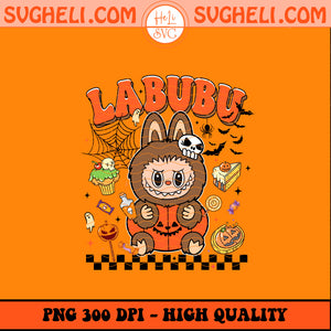 Labubu Brown Snacks Png Labubu Halloween Png Labubu Png