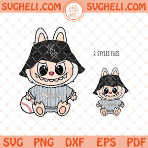 Labubu Chicago White Sox Svg Labubu MLB Baseball Svg Png Dxf Eps Files