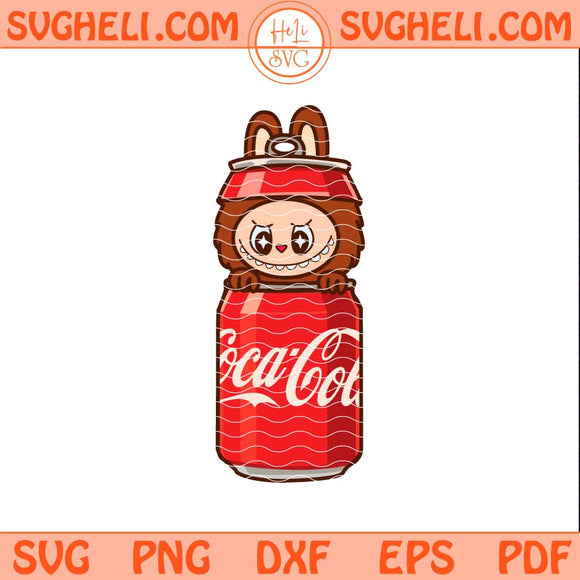 Labubu Coca Cola Svg Cute Labubu Character Svg Labubu Svg Png Dxf Eps Files