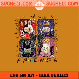 Labubu Disney Friends Png Labubu Disney Hallowwen Png