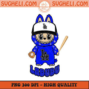Labubu Hat LA Dodgers Png Labubu Los Angeles Dodgers Png Sublimation Files