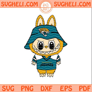 Labubu Jacksonville Jaguars Football Svg Labubu NFL Svg Png Dxf Eps Files