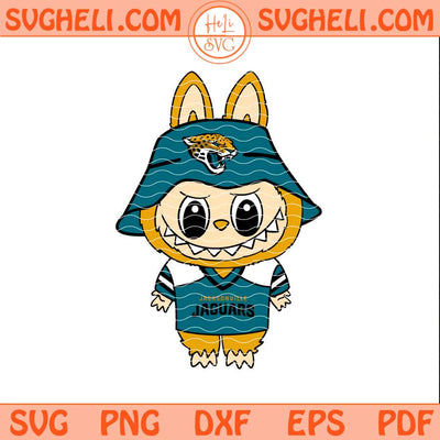 Labubu Jacksonville Jaguars Football Svg Labubu NFL Svg Png Dxf Eps Files