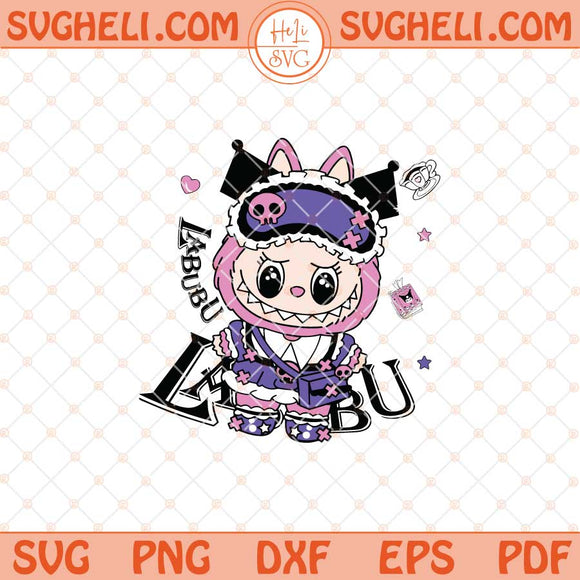 Labubu Kuromi Svg Cute Labubu Svg Labubu Graduation Svg Png Dxf Eps Files