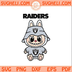 Labubu Las Vegas Raiders Football Svg Labubu Football Svg Png Dxf Eps Pdf Files