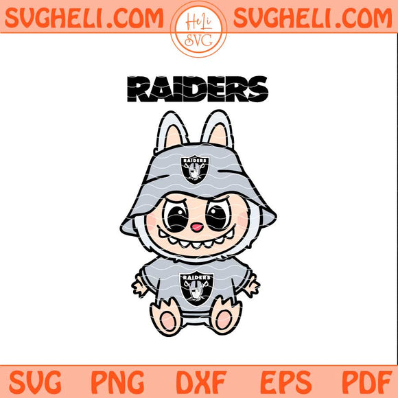 Labubu Las Vegas Raiders Football Svg Labubu Football Svg Png Dxf Eps Pdf Files