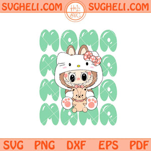 Labubu Mama Svg Labubu Mom Mothers Day Svg Mama Svg Png Dxf Eps Files