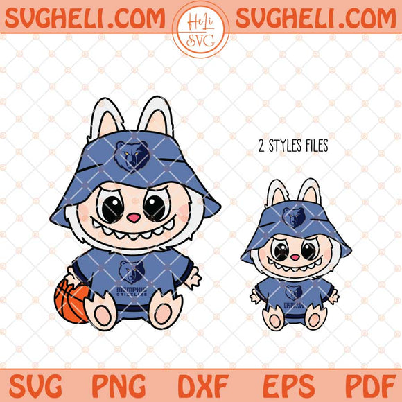 Labubu Memphis Grizzlies Basketball Svg Memphis Grizzlies Svg Png Dxf Eps Files