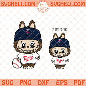 Labubu Minnesota Twins Baseball Svg Labubu MLB Svg Png Dxf Eps Files